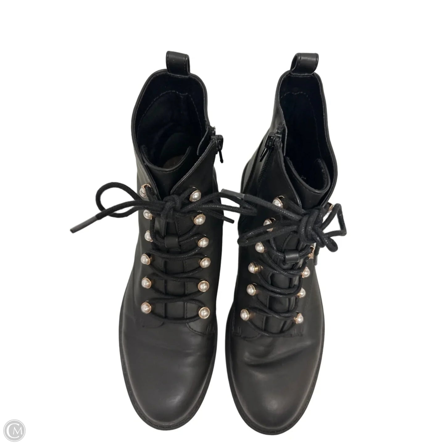 Boots Combat By Charter Club In Black, Size: 8.5