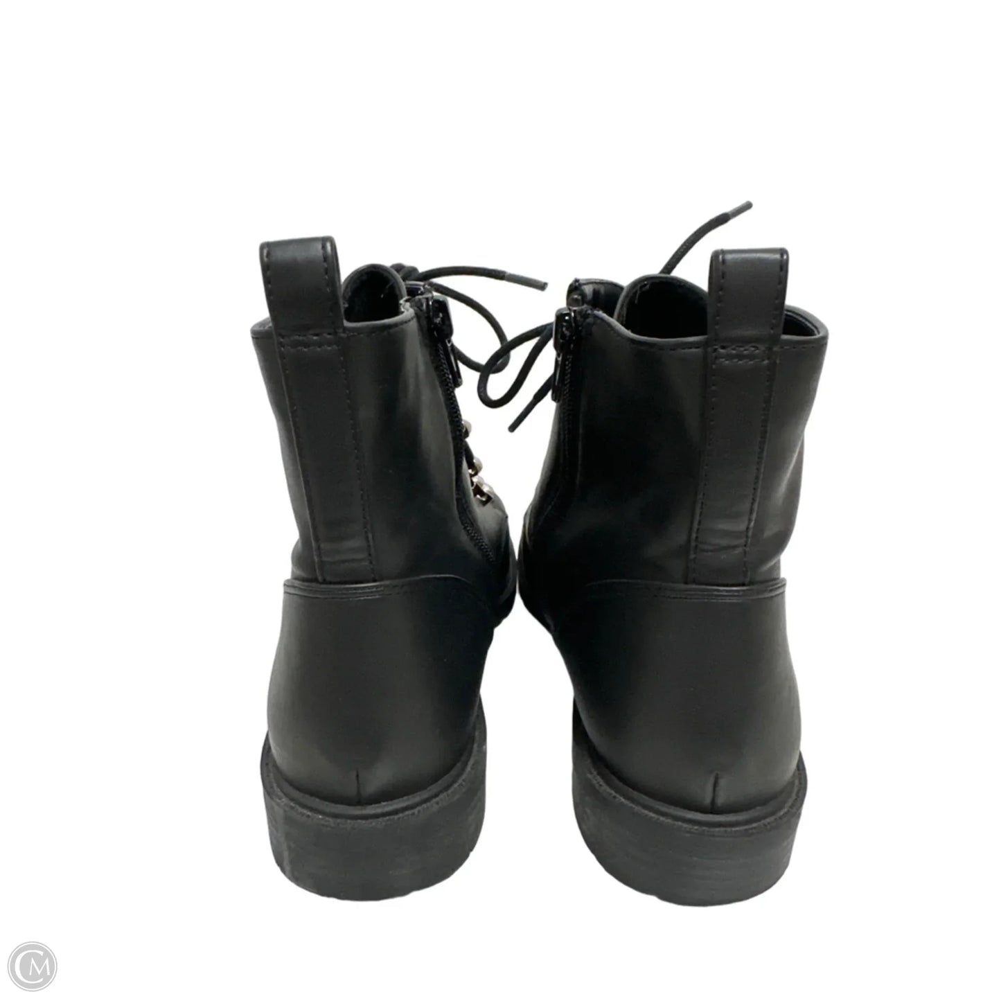 Boots Combat By Charter Club In Black, Size: 8.5