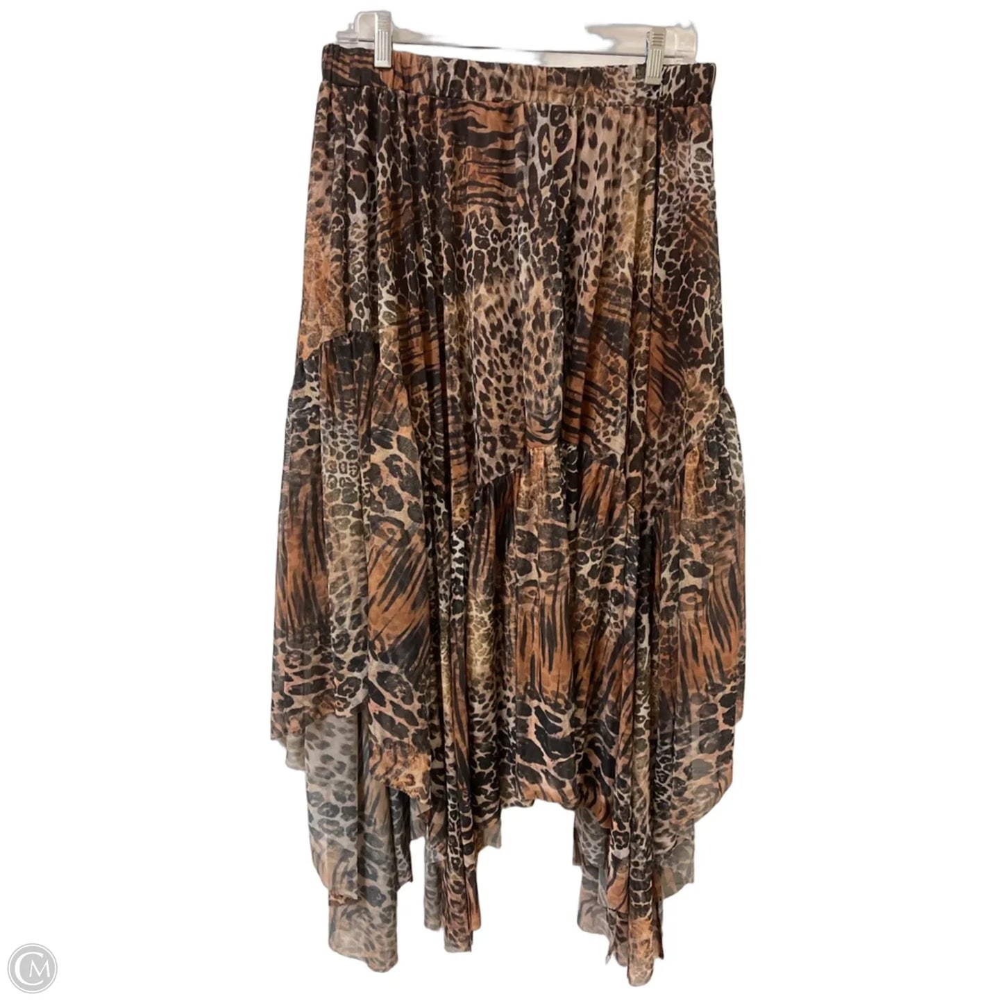 Skirt Maxi By Shein In Brown, Size: 16