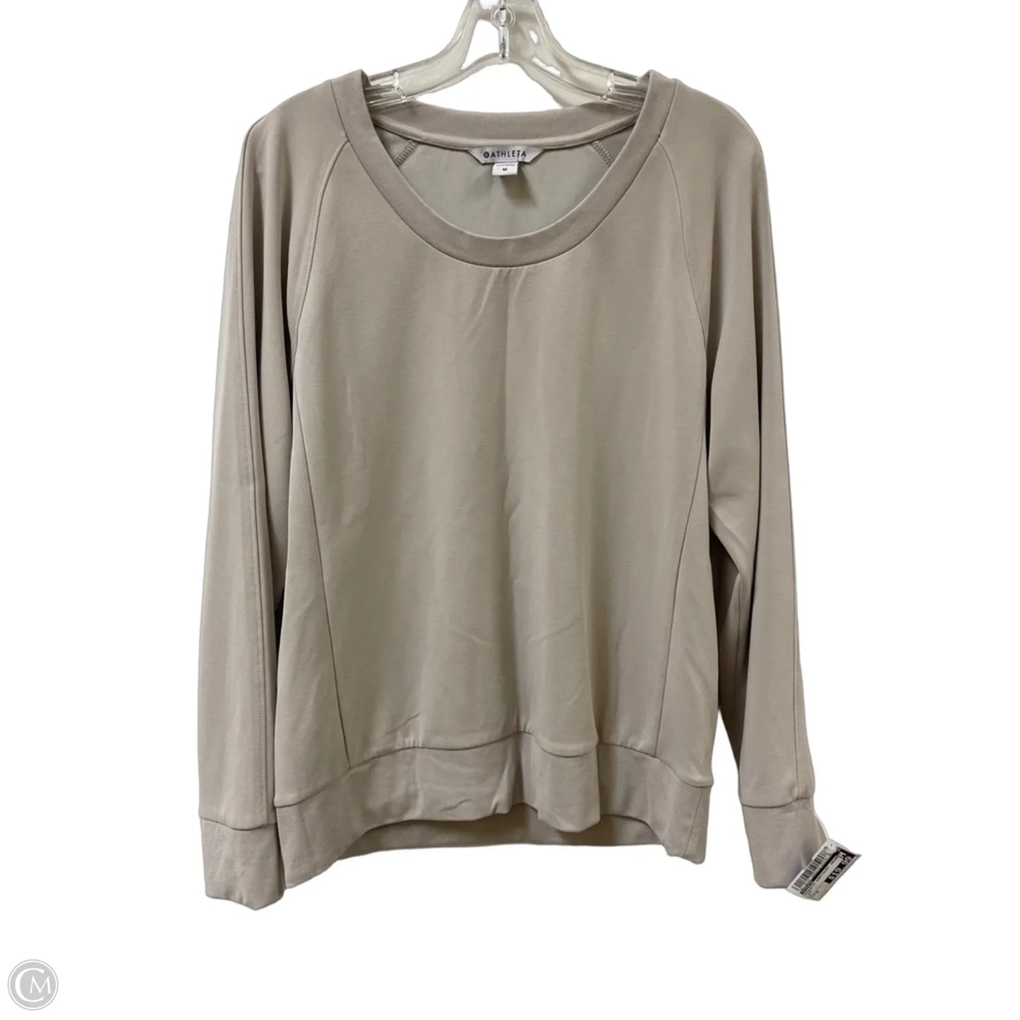 Athletic Sweatshirt Crewneck By Athleta In Grey, Size: M
