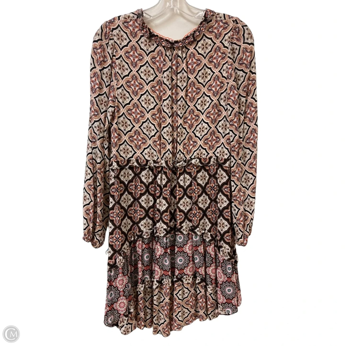 Dress Casual Midi By Anthropologie In Orange, Size: S