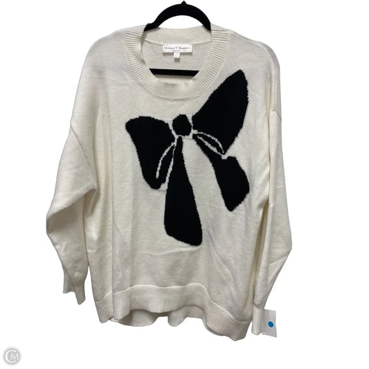 Sweater By Chelsea And Theodore In Cream, Size: 1x