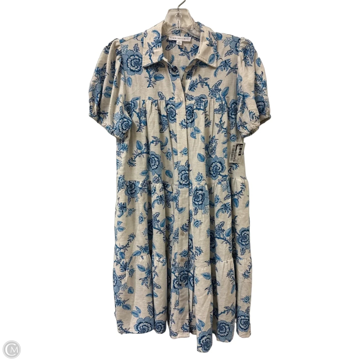 Dress Casual Midi By Jane And Delancey In Blue, Size: Xs