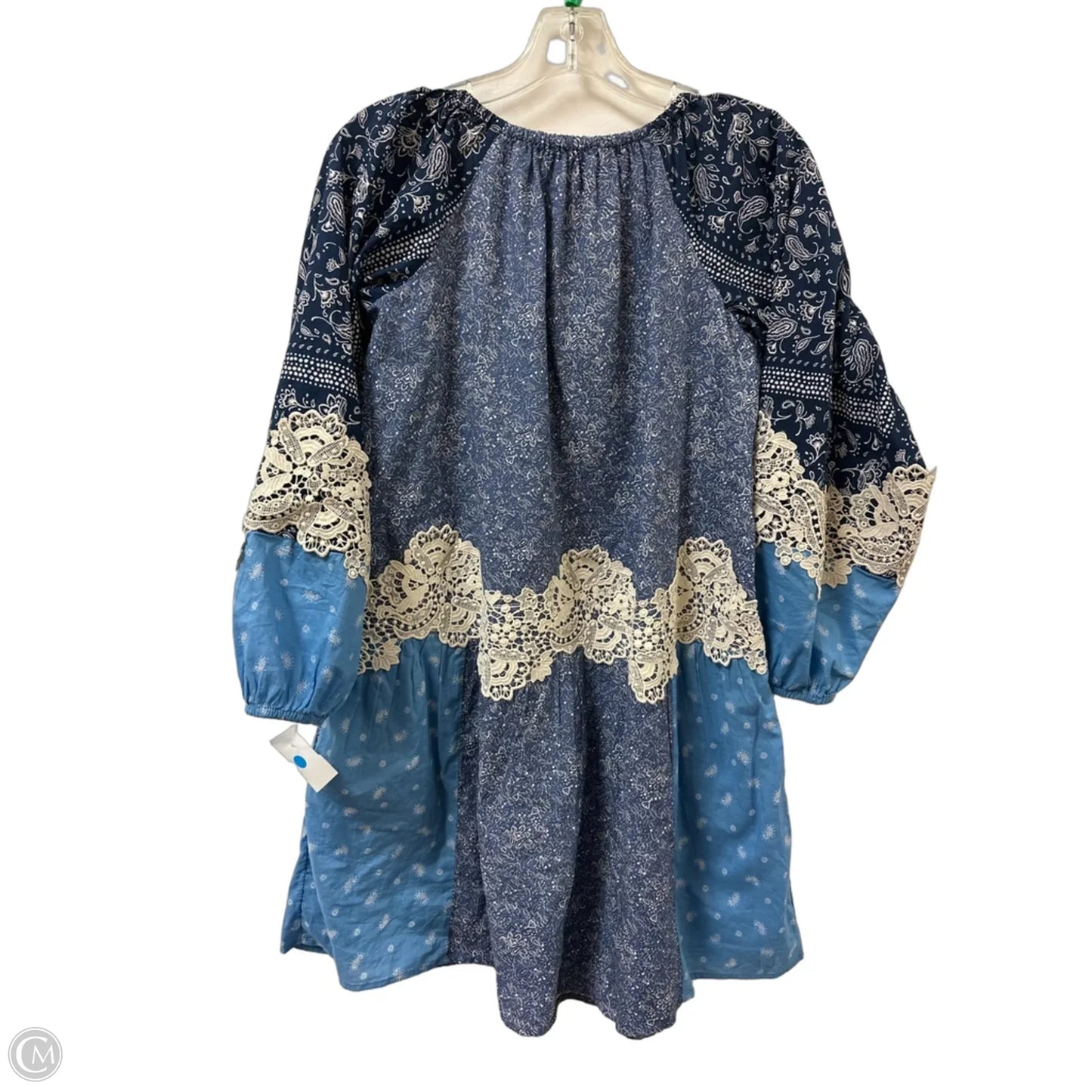 Dress Casual Midi By Loft In Navy, Size: Xxs
