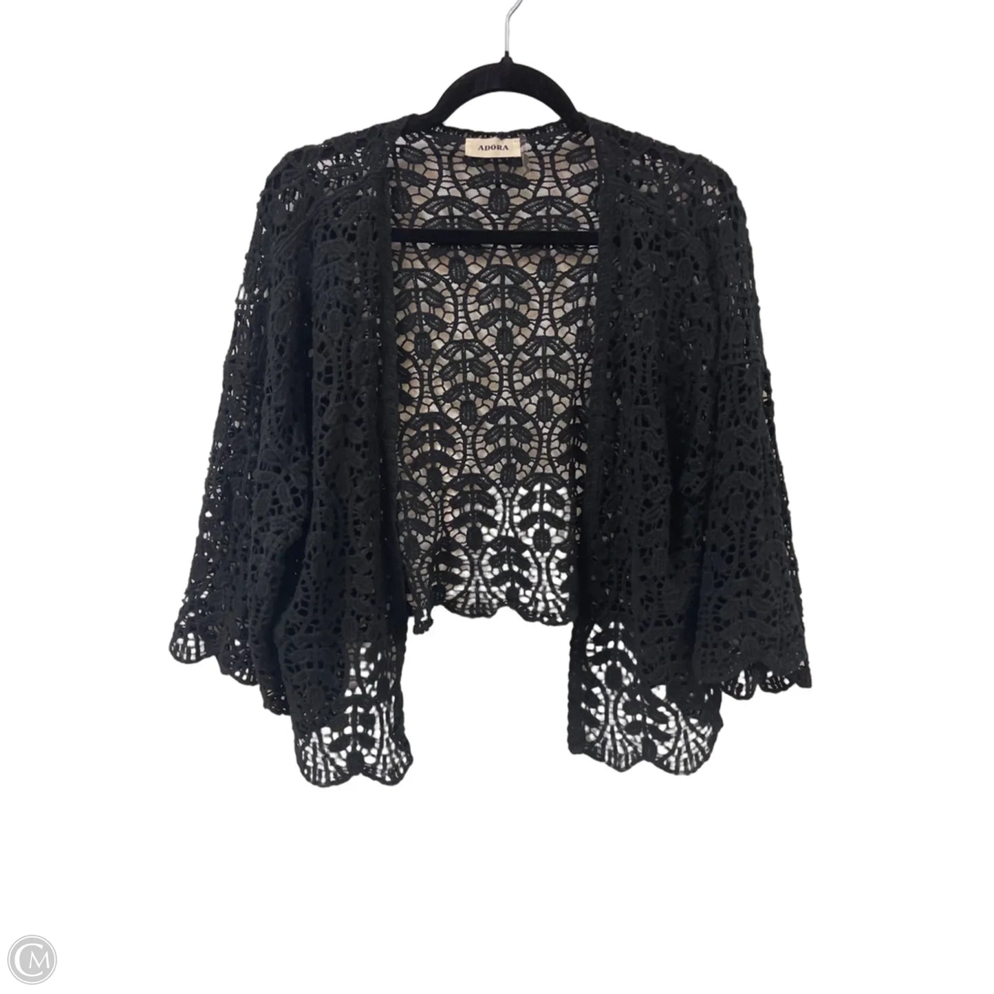 Sweater Cardigan By Adora In Black, Size: M