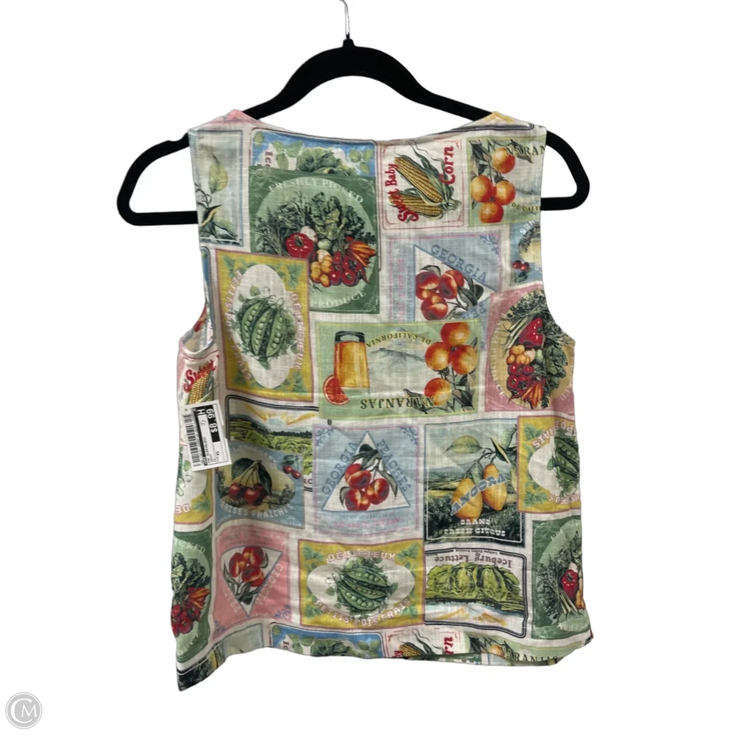Top Sleeveless By Dr2 In Green, Size: Xs