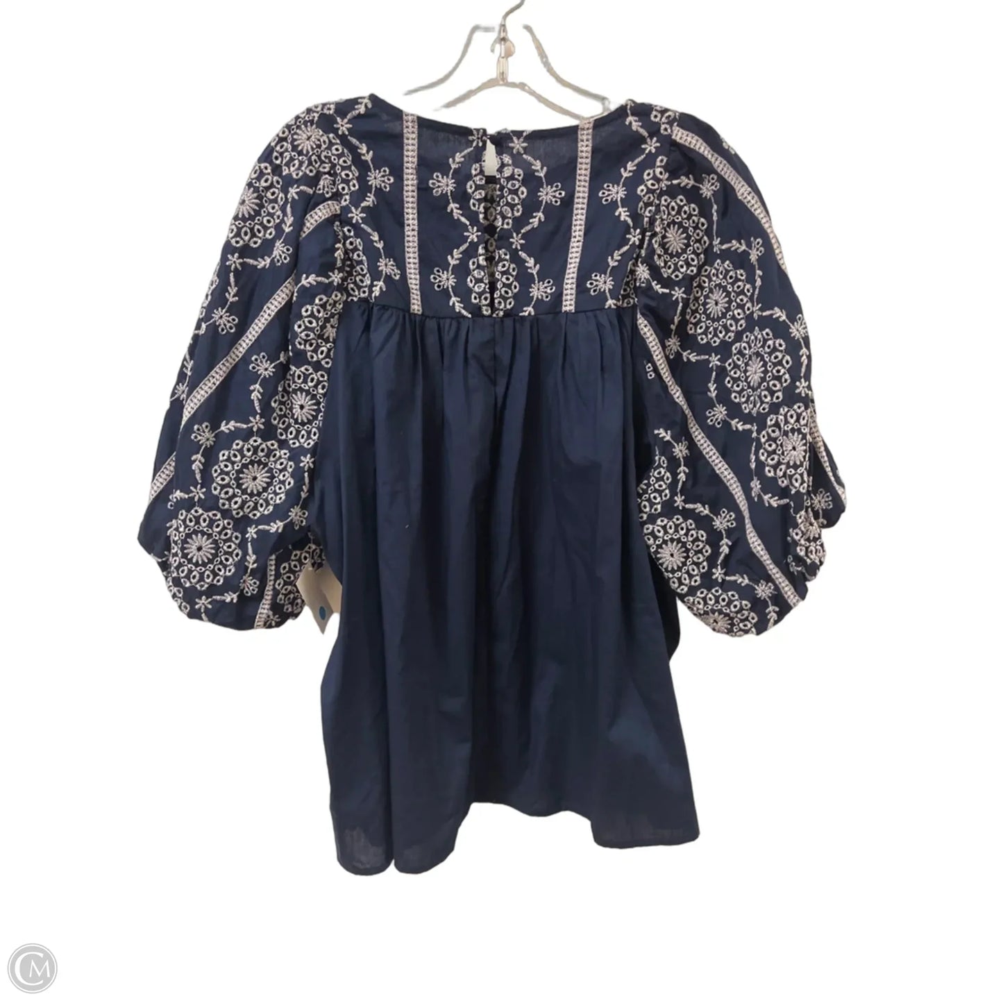Top Long Sleeve By Crown And Ivy In Navy, Size: Xl