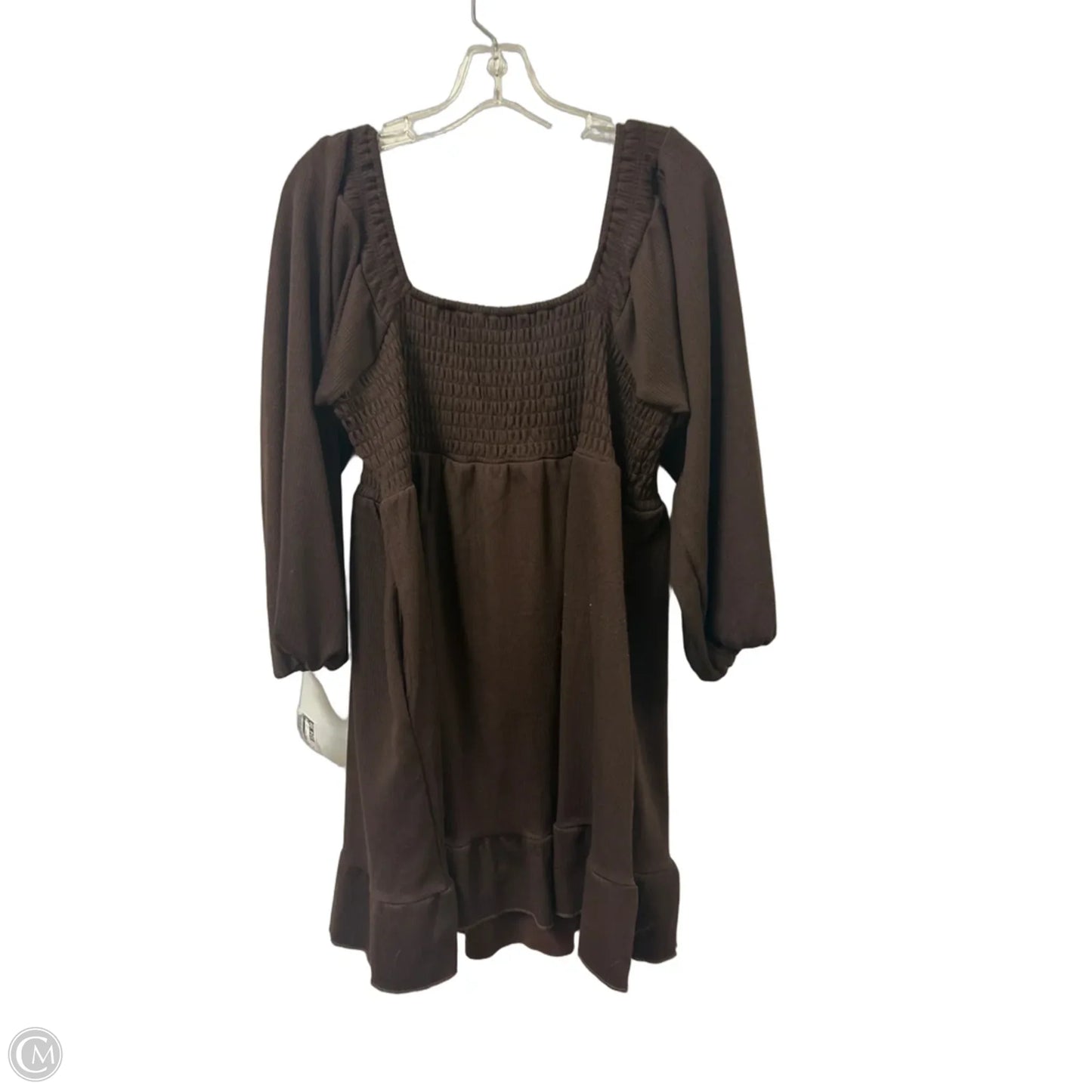 Dress Casual Midi By Arula In Brown, Size: L