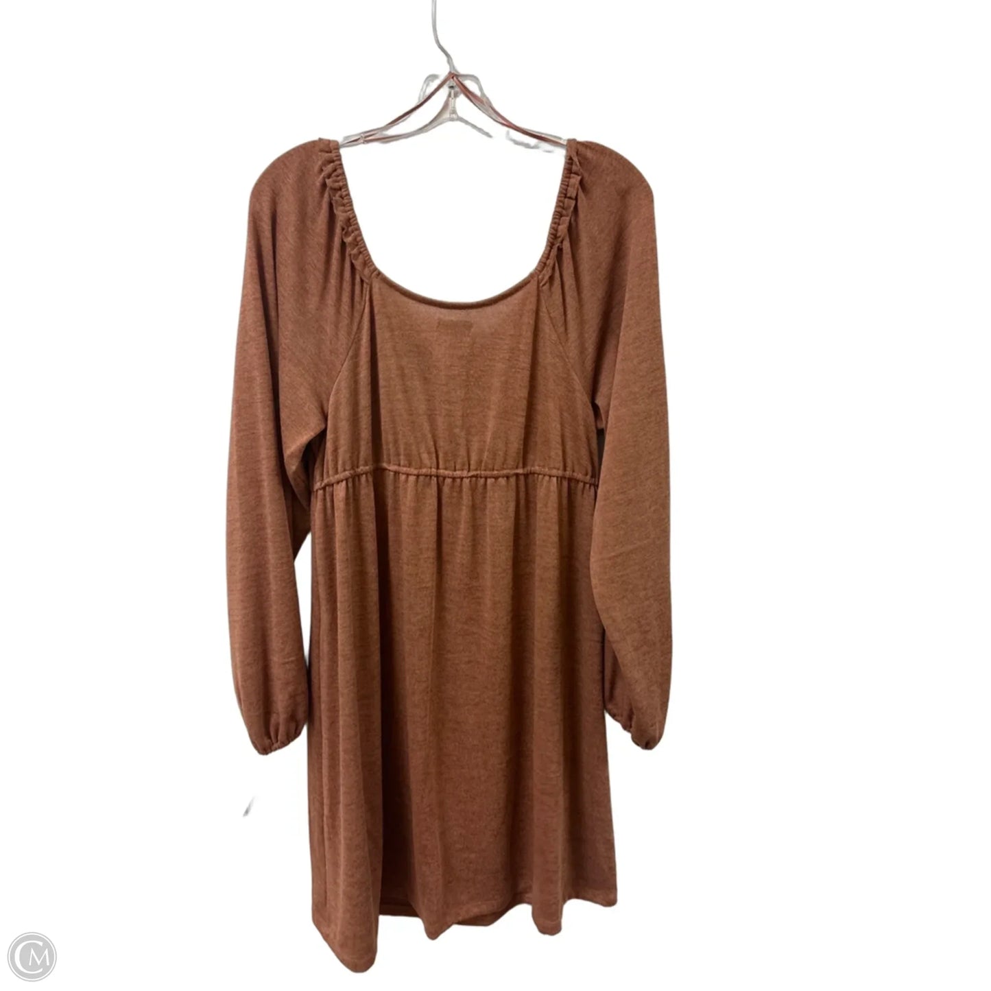 Dress Casual Midi By True Craft In Brown, Size: L
