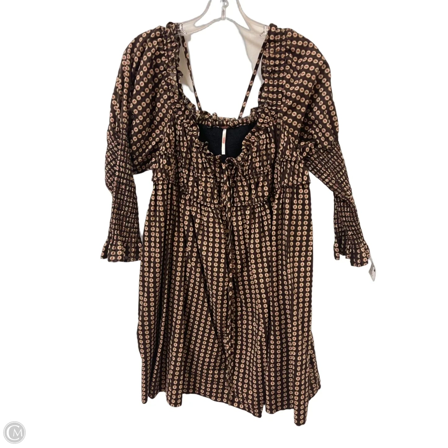 Dress Casual Midi By Free People In Brown, Size: L