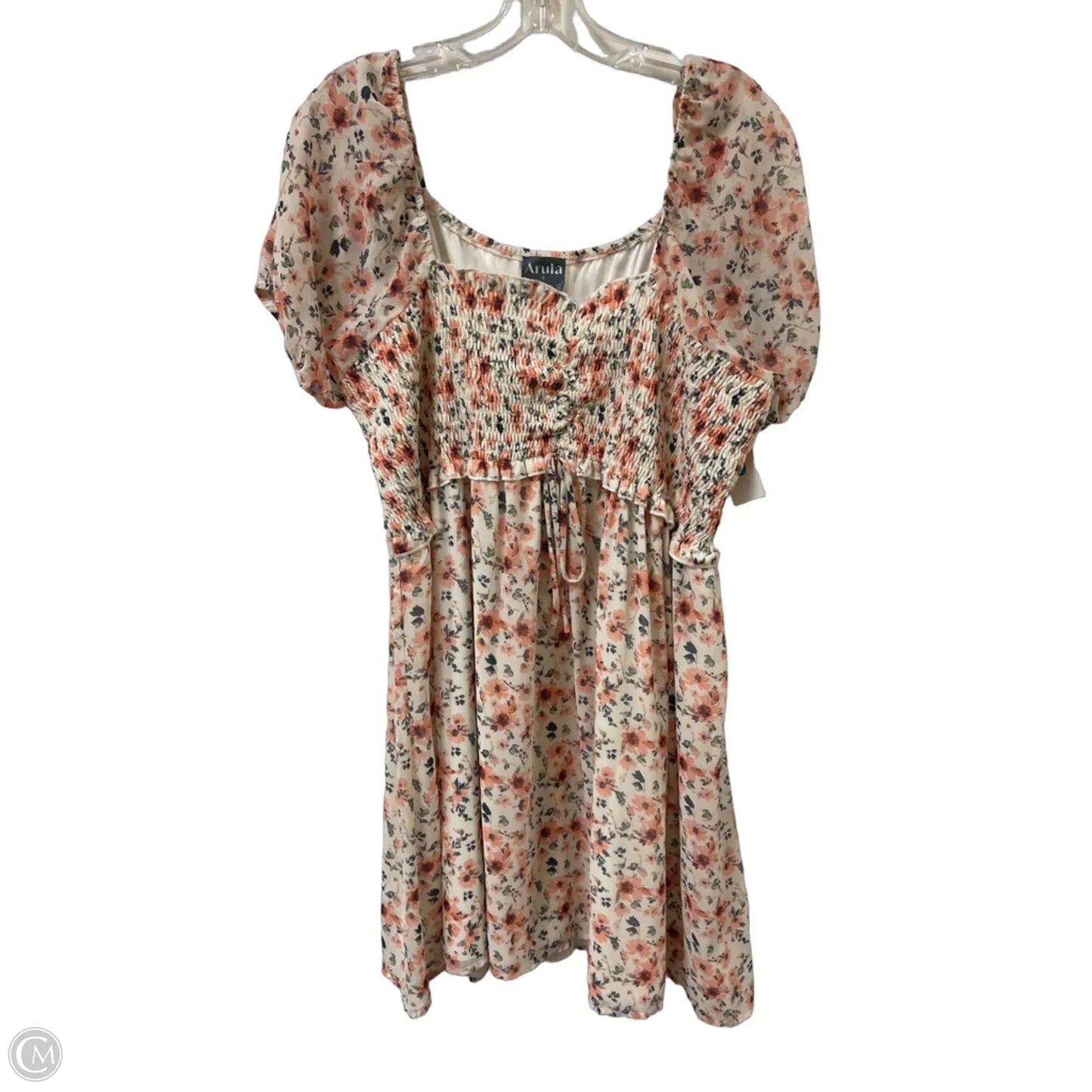 Dress Casual Midi By Arula In Floral Print, Size: L