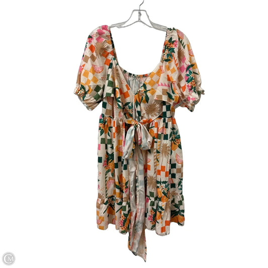 Dress Casual Midi By Shein In Multi-colored, Size: 1x