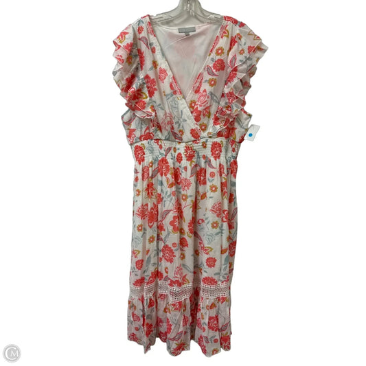 Dress Casual Maxi By Clothes Mentor In Floral Print, Size: 2x
