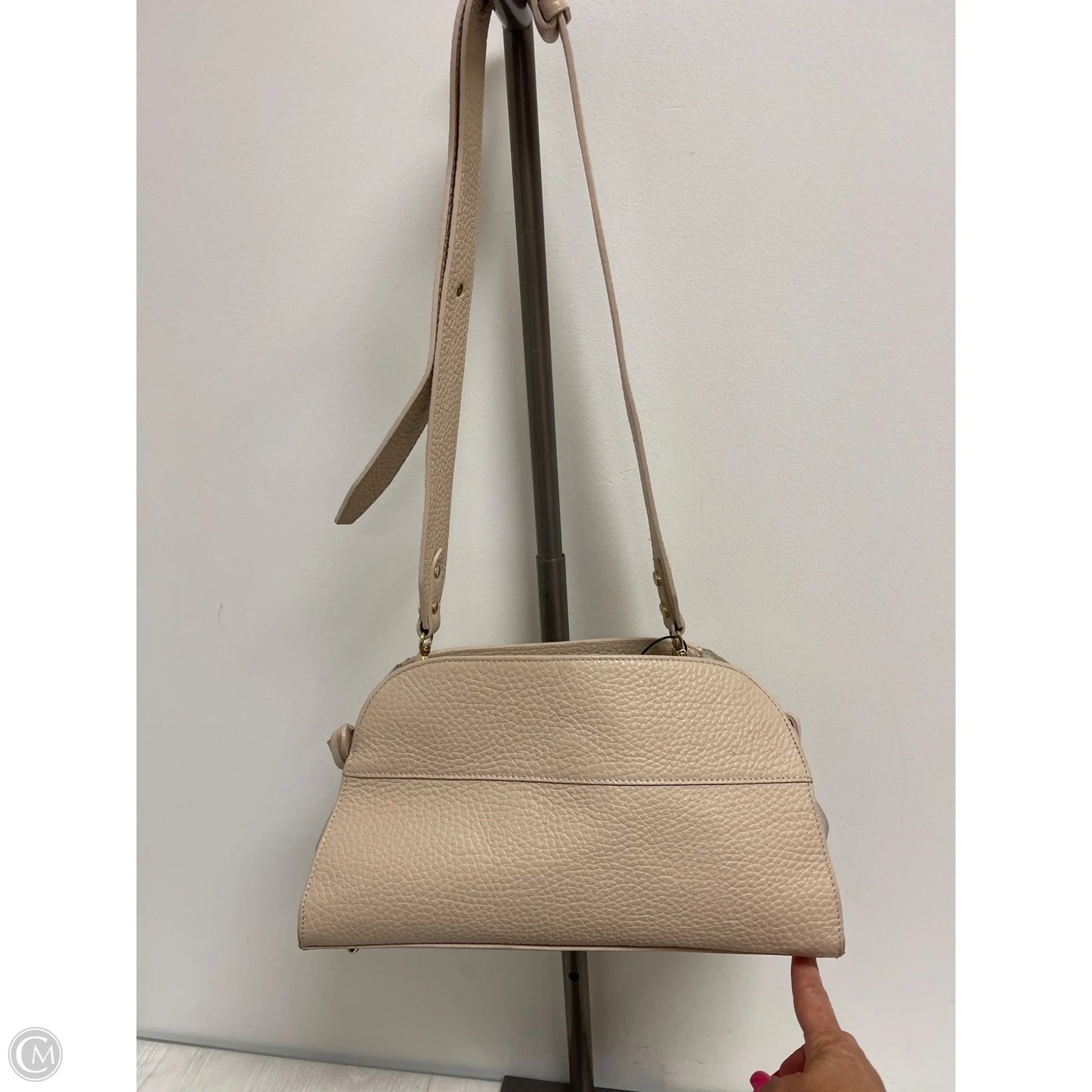 Handbag Leather By Cma, Size: Large