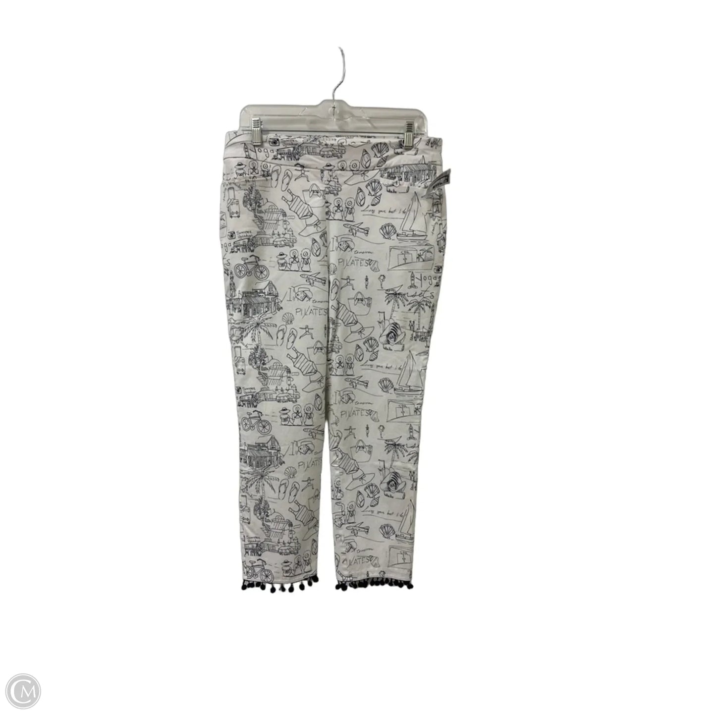 Pants Leggings By Chicos In White, Size: 10