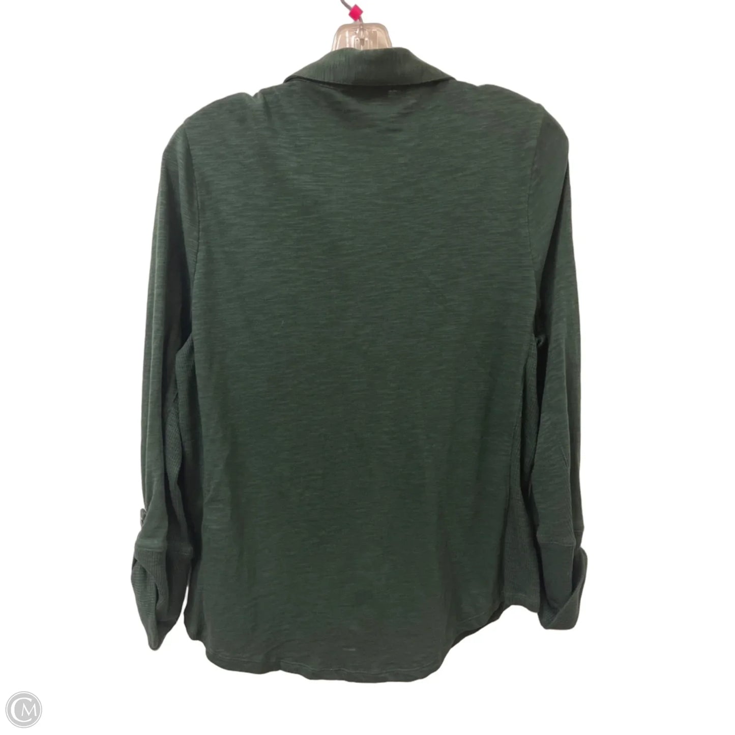 Blouse Long Sleeve By Chicos In Green, Size: M