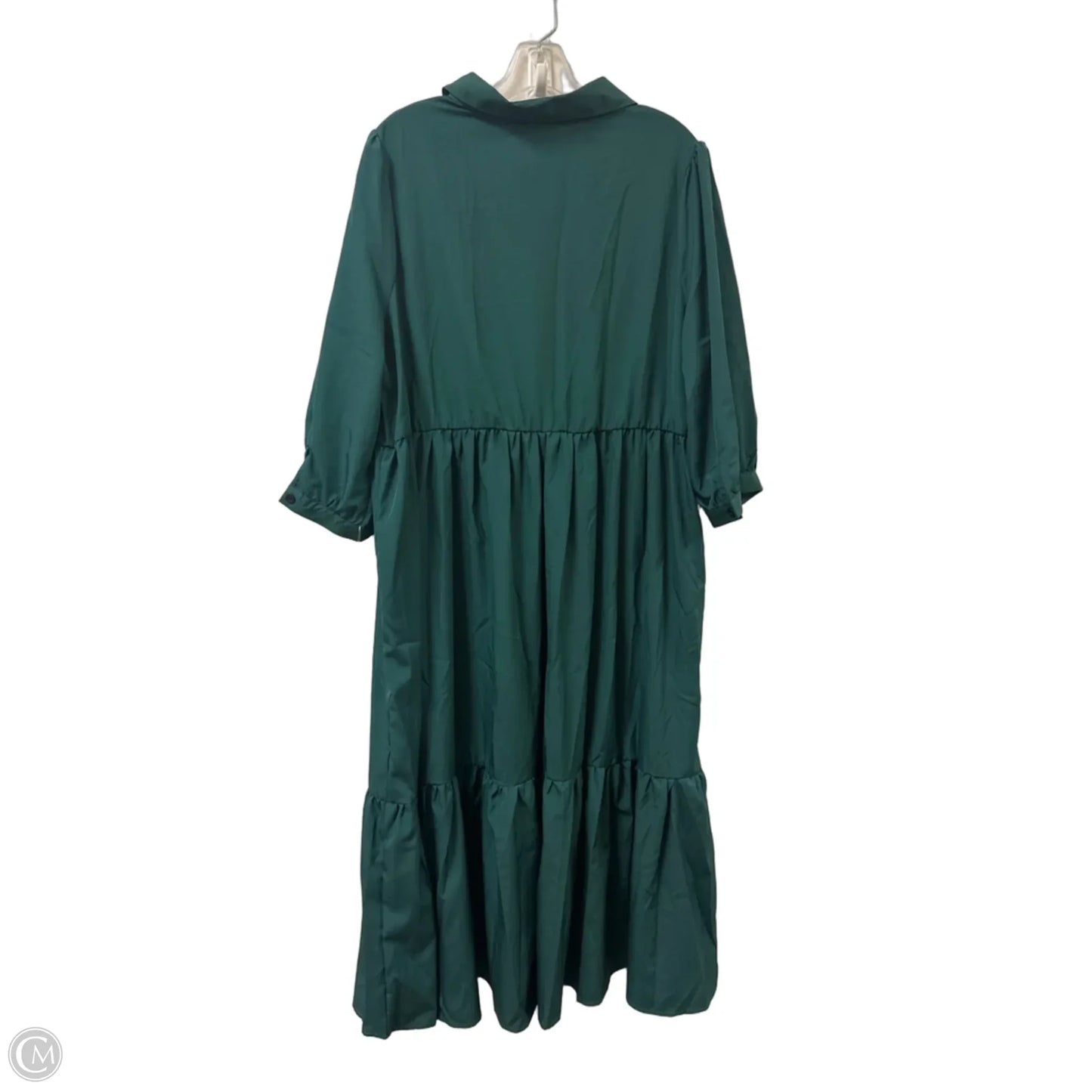 Dress Casual Maxi By Shein In Green, Size: 2x