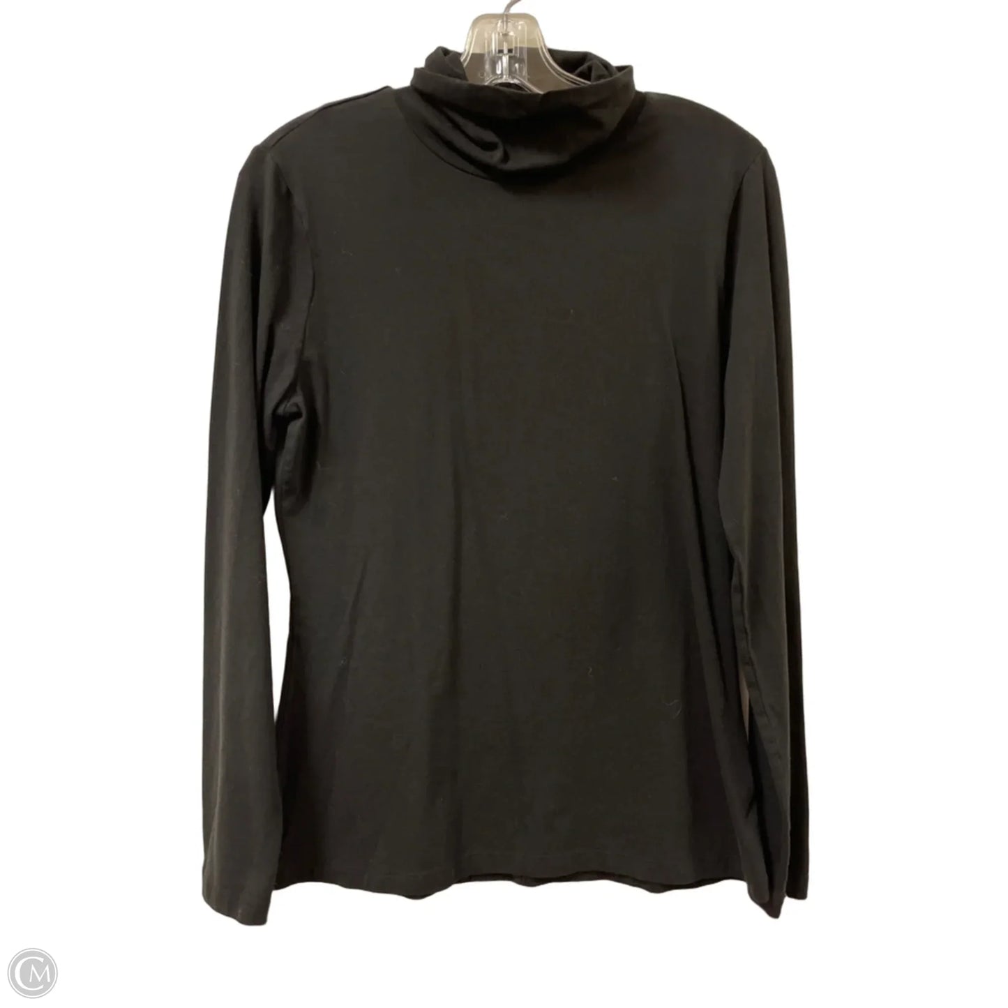 Top Long Sleeve By Time And Tru In Black, Size: M