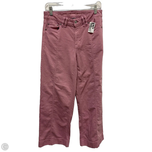 Jeans Wide Leg By American Eagle In Pink, Size: 2