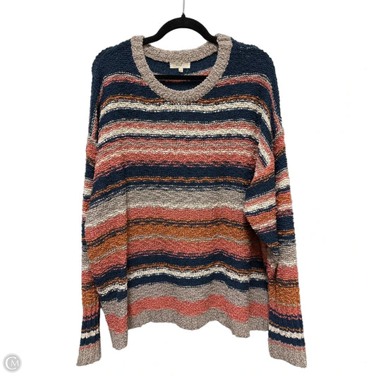 Sweater By Easel In Multi-colored, Size: L