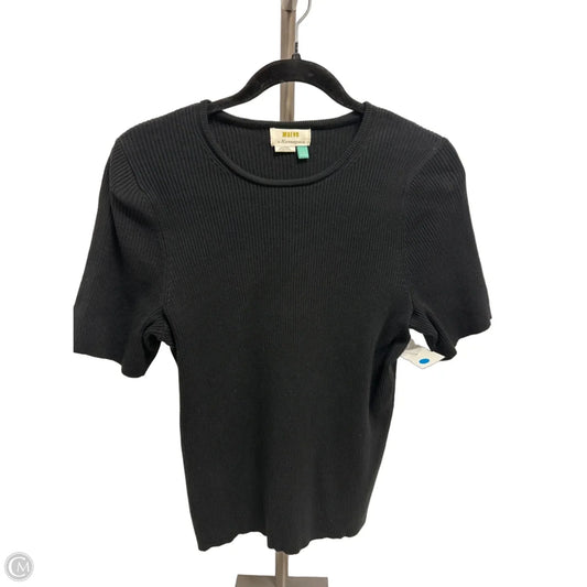 Top Short Sleeve By Maeve In Black, Size: 2x