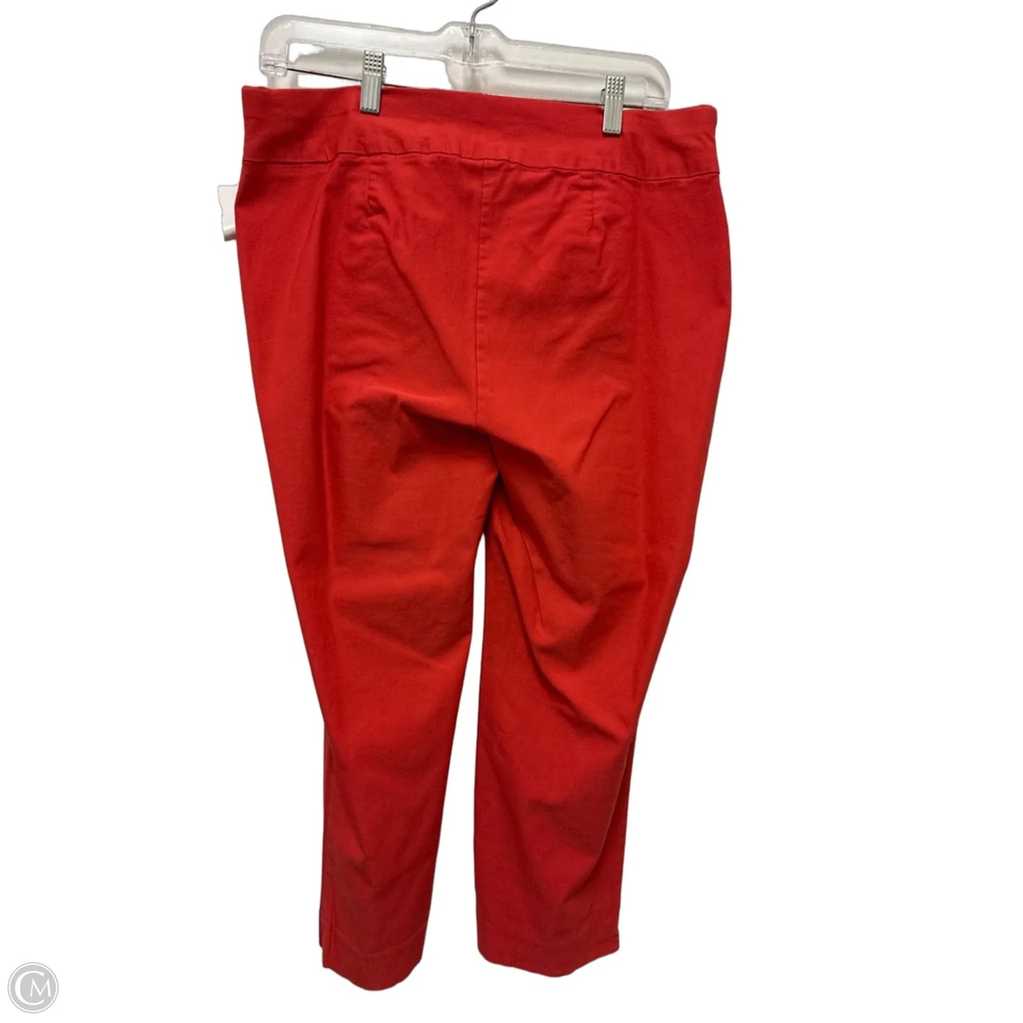 Pants Leggings By Chicos In Orange, Size: 14