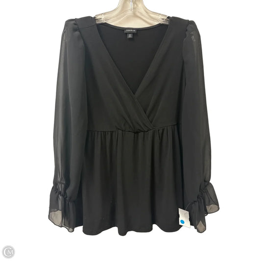 Top Long Sleeve By Torrid In Black, Size: L