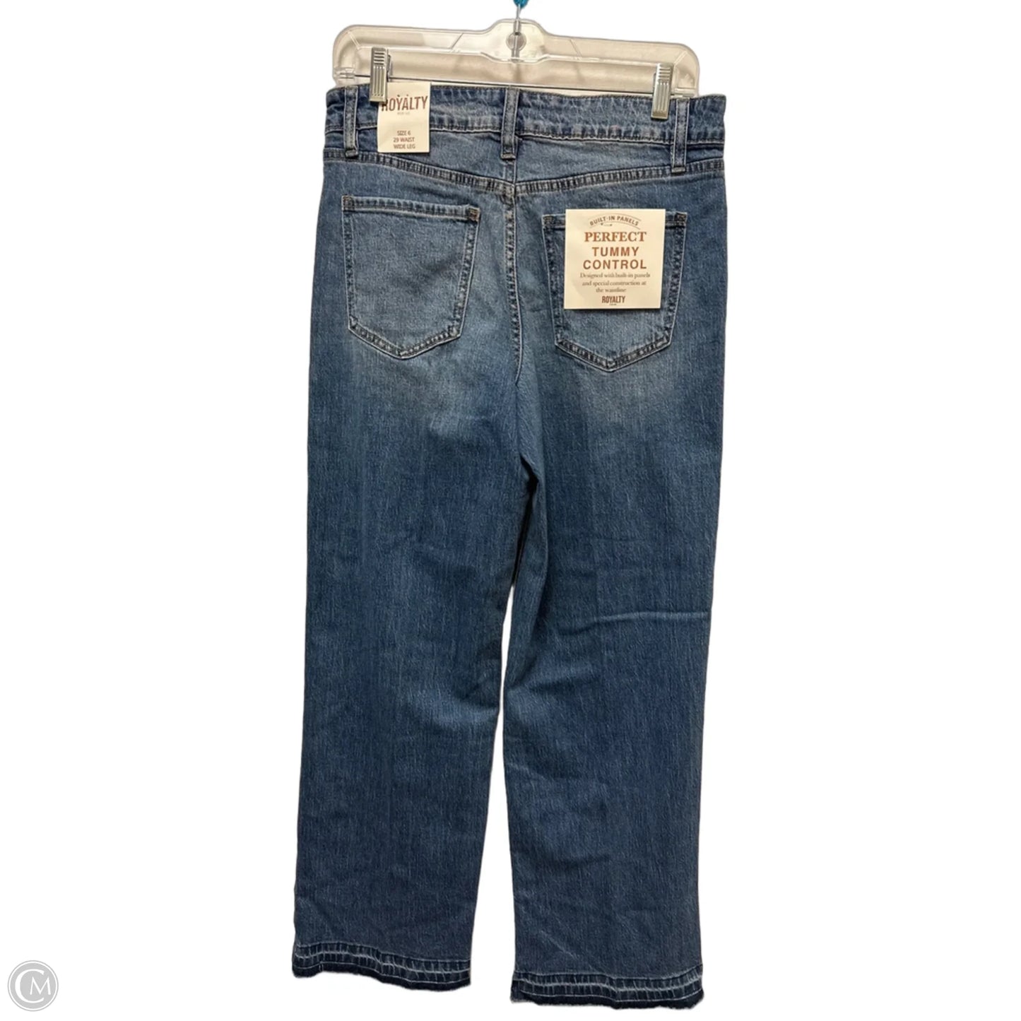 Jeans Straight By Royalty In Blue Denim, Size: 6
