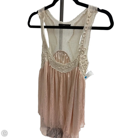 Top Sleeveless By Hazel In Pink, Size: S