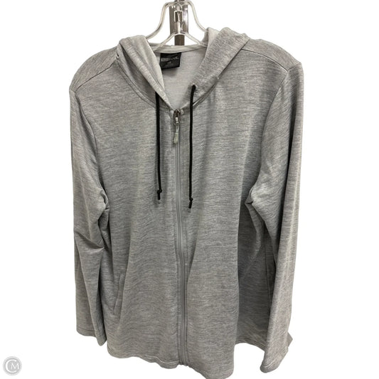 Athletic Jacket By 32 Degrees In Grey, Size: Xl