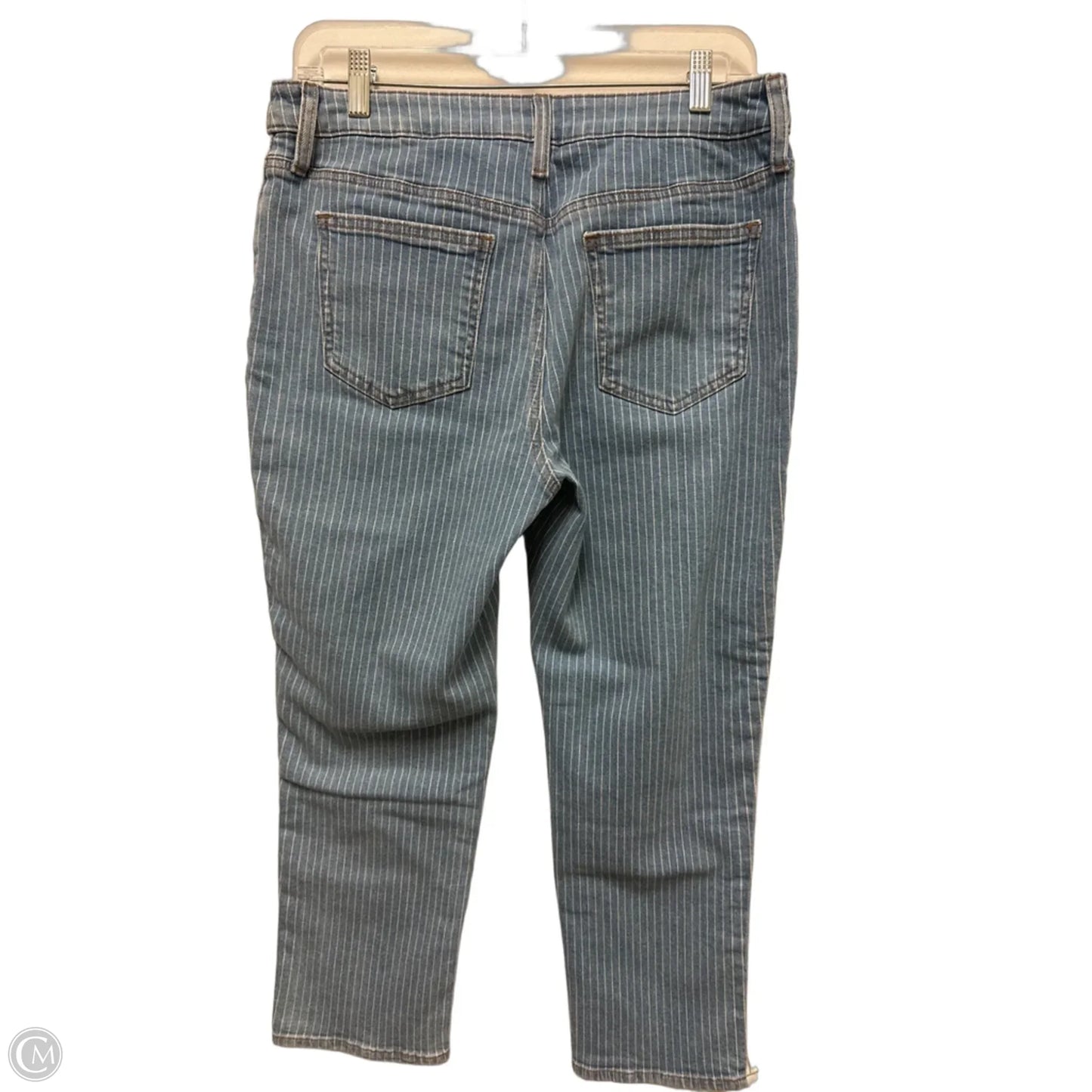 Jeans Straight By Chicos In Blue Denim, Size: 6