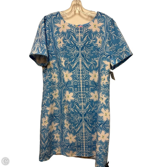 Dress Designer By Lilly Pulitzer In Blue, Size: Xl