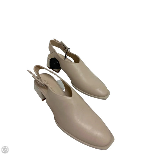 Shoes Heels Block By Cma In Cream, Size: 7.5