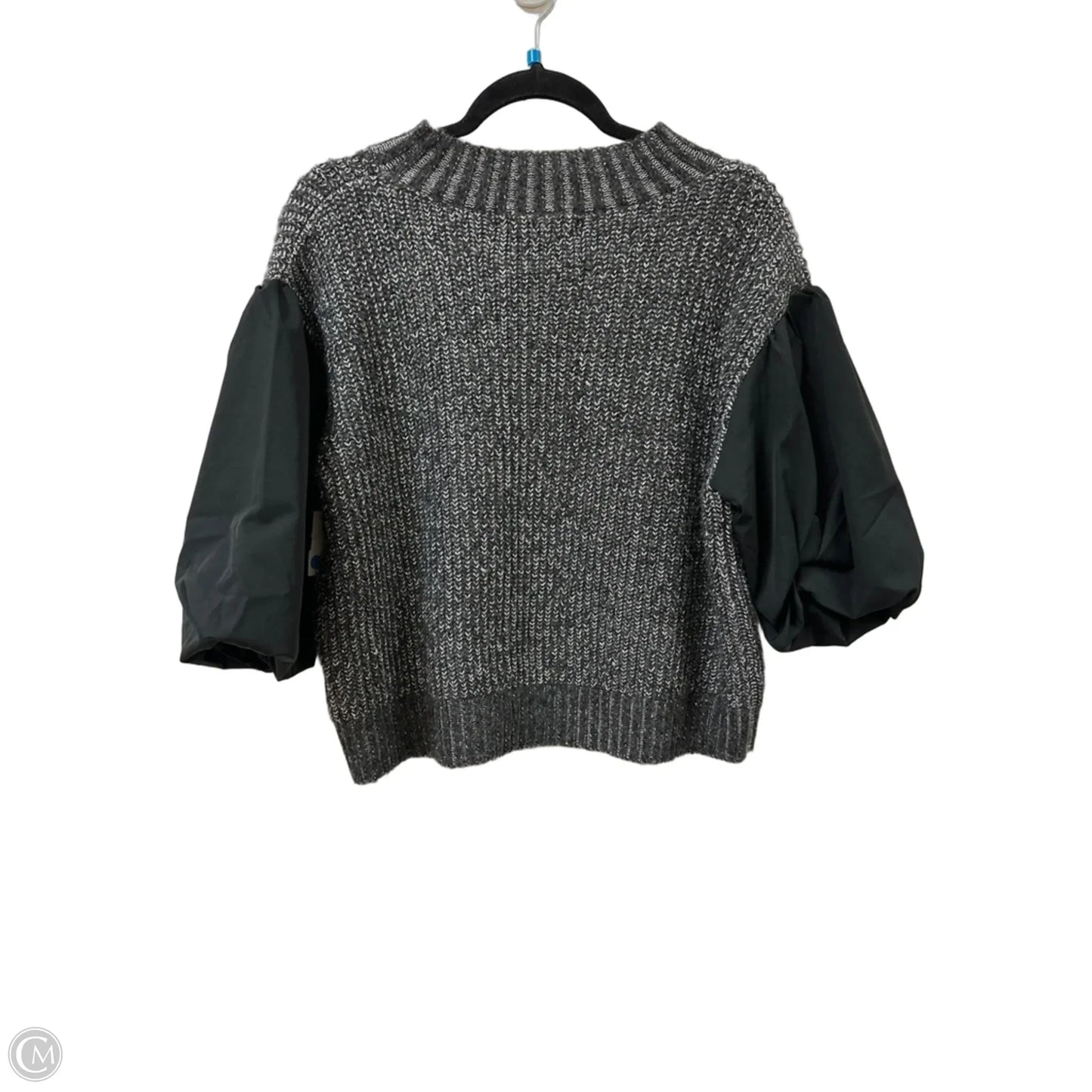 Sweater Short Sleeve By Clothes Mentor In Grey, Size: M