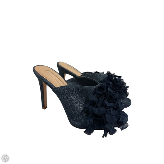 Shoes Heels Stiletto By Antonio Melani In Blue Denim, Size: 7.5