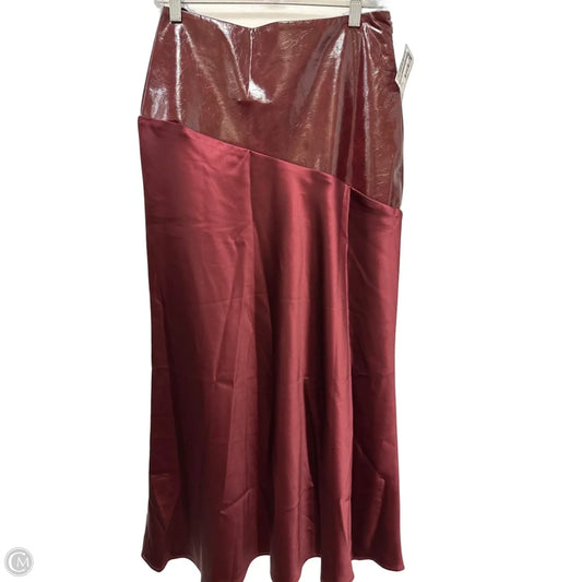 Skirt Maxi By Commense In Red, Size: 10
