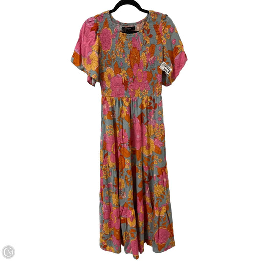 Dress Casual Maxi By Zesica In Floral Print, Size: S
