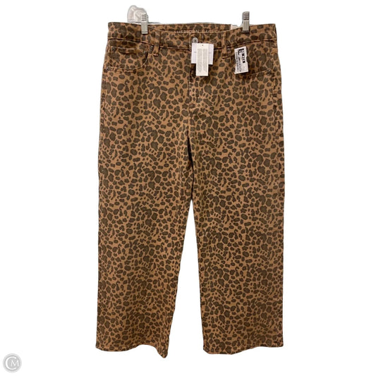 Jeans Boyfriend By American Eagle In Animal Print, Size: 12