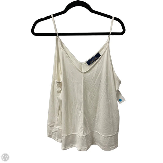 Top Sleeveless By Blue Rain In White, Size: L