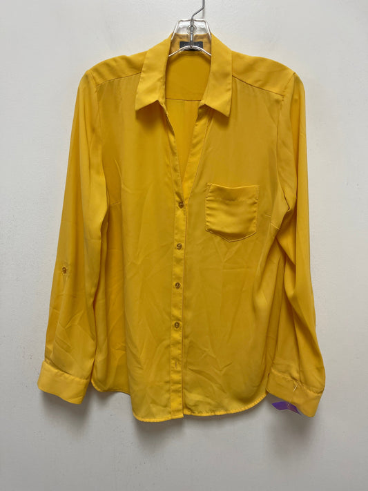 Yellow Top Long Sleeve Limited, Size L