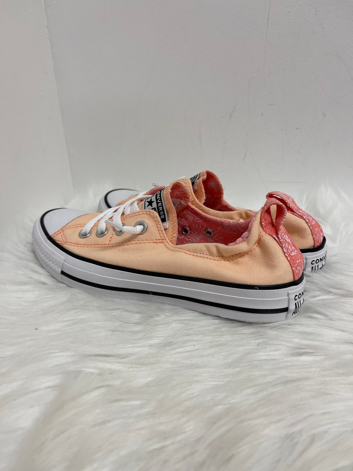 Orange Shoes Sneakers Converse, Size 8