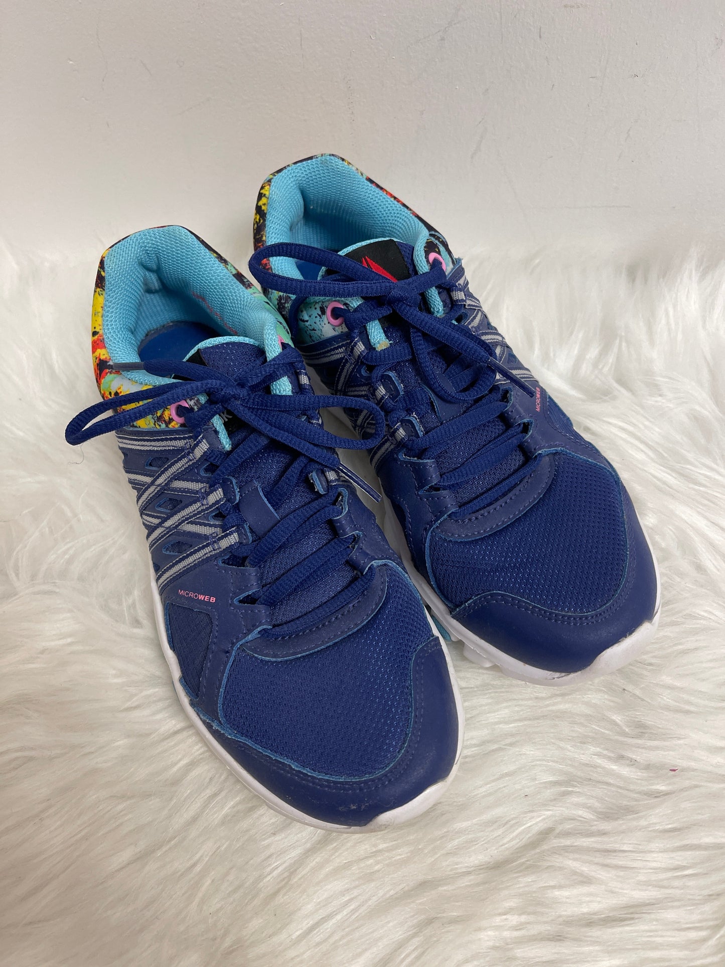 Blue Shoes Athletic Reebok, Size 6