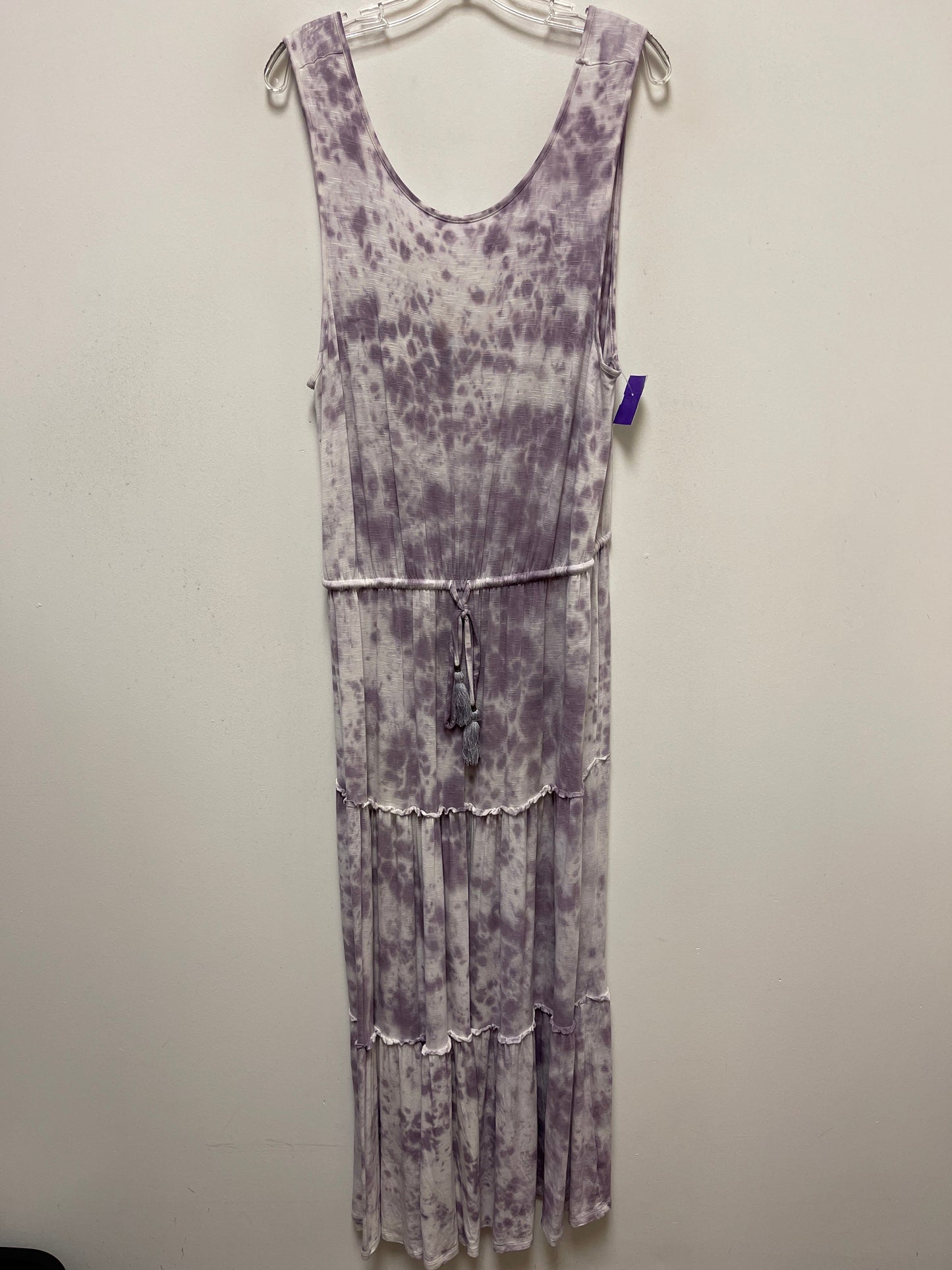 Purple Dress Casual Maxi Knox Rose, Size 2x