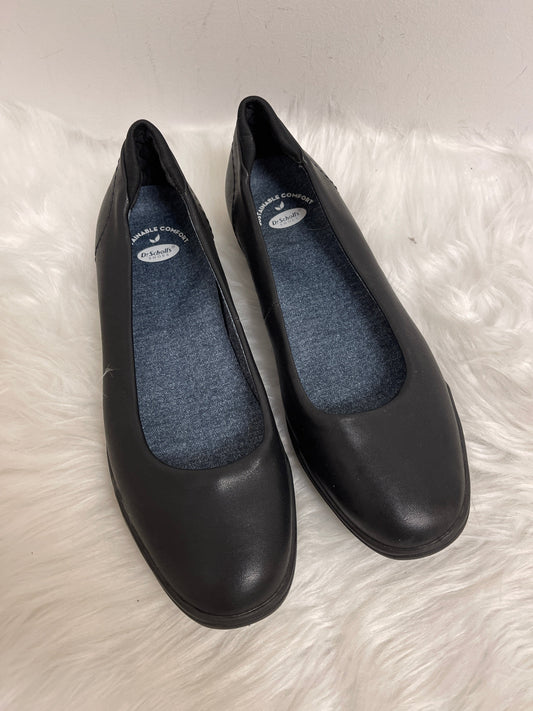 Black Shoes Flats Dr Scholls, Size 8