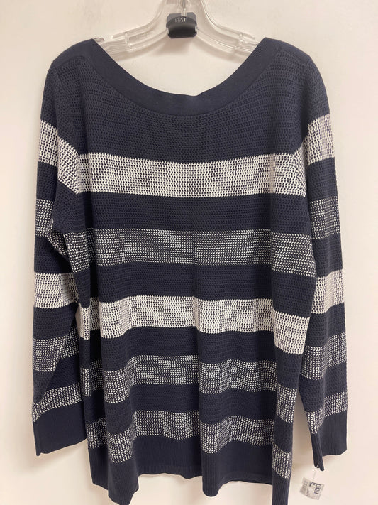 Sweater By Market & Spruce In Navy, Size: 2x