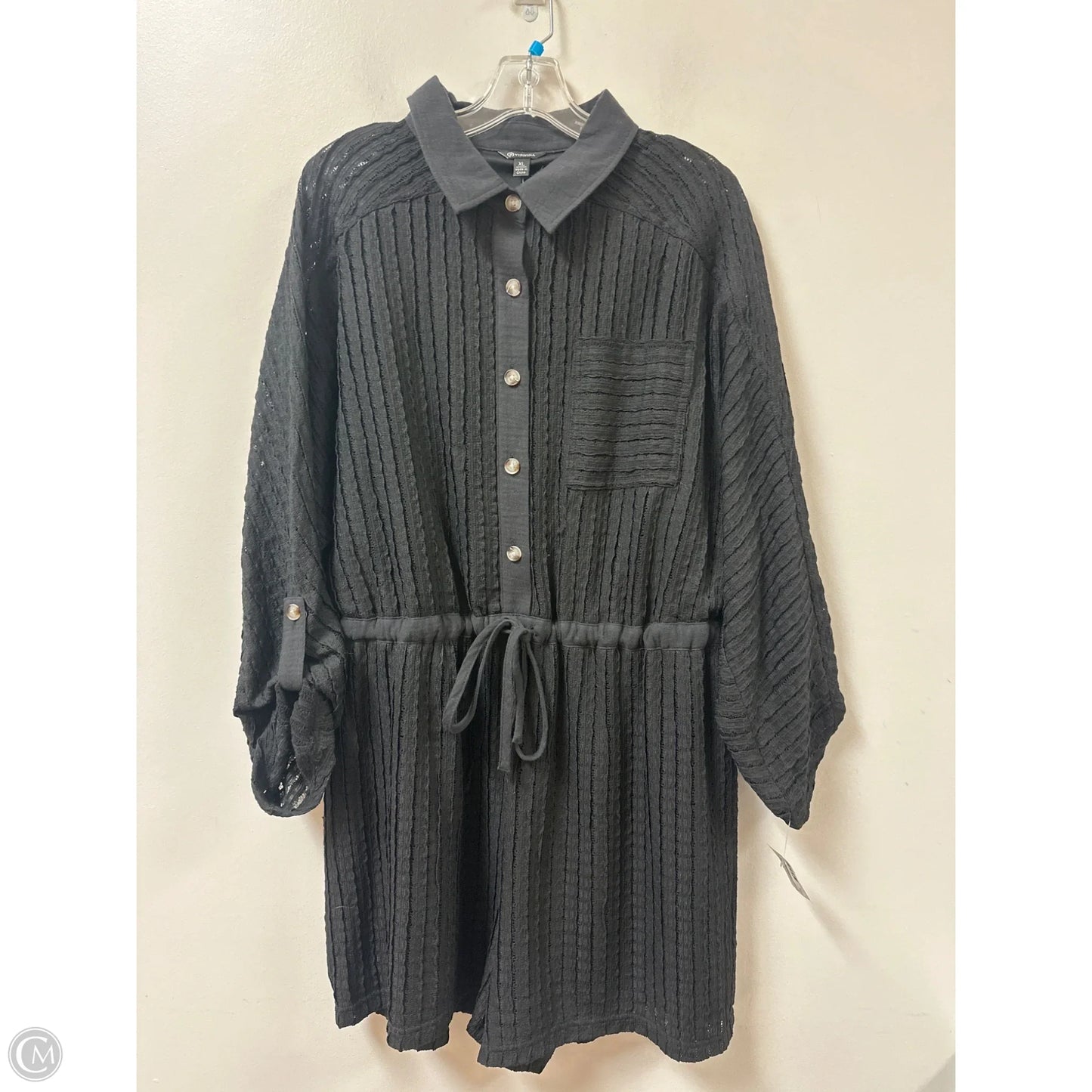 Romper By Versona In Black, Size: Xl