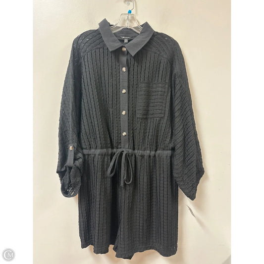 Romper By Versona In Black, Size: Xl