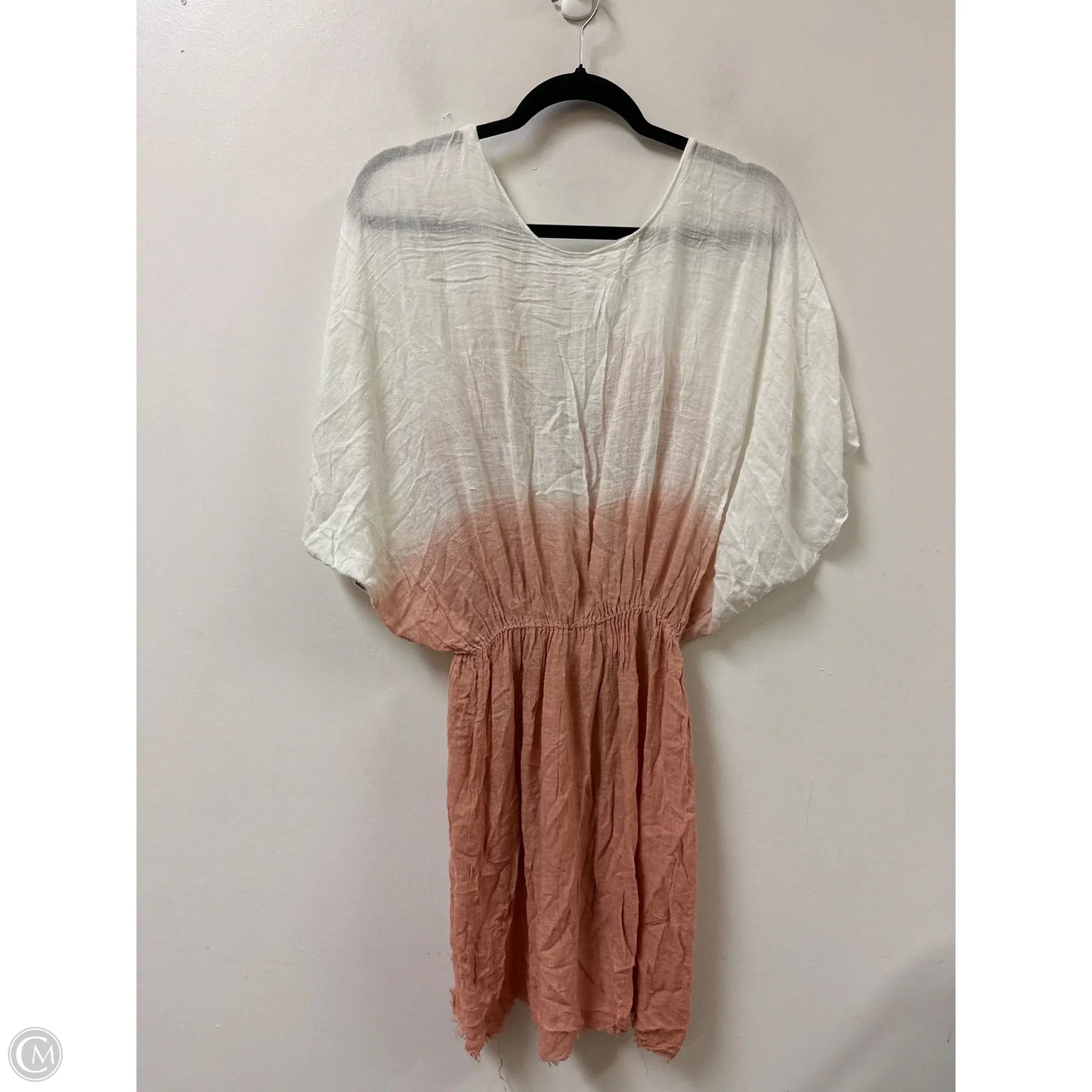 Kimono By Anthropologie In Pink & White, Size: Osfm