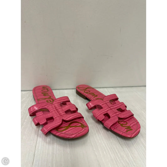 Sandals Flats By Sam Edelman In Pink, Size: 9.5