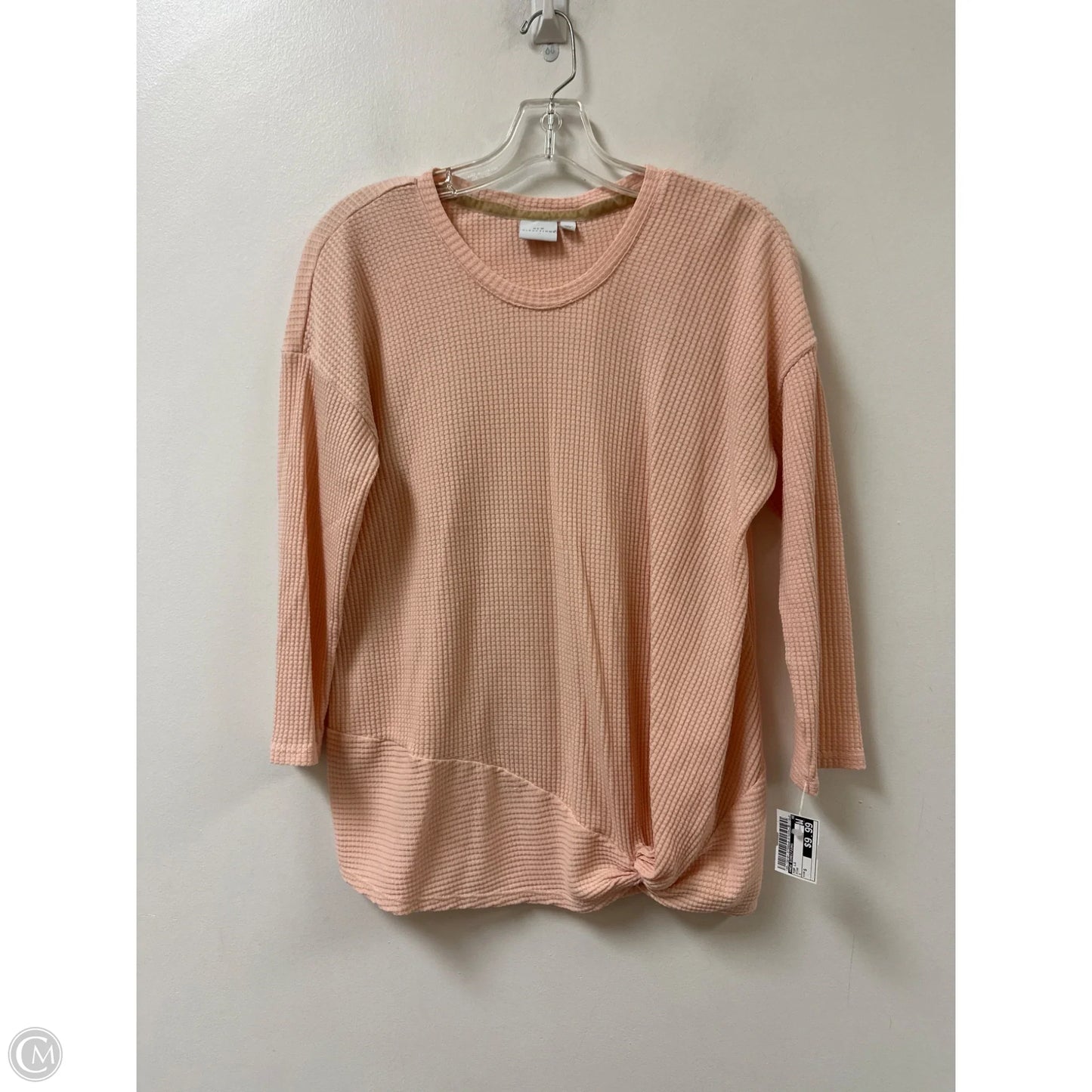 Top Long Sleeve By New Directions In Pink, Size: S